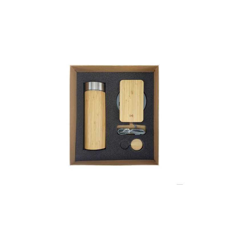 Engraved Bamboo 3 items Gift Set