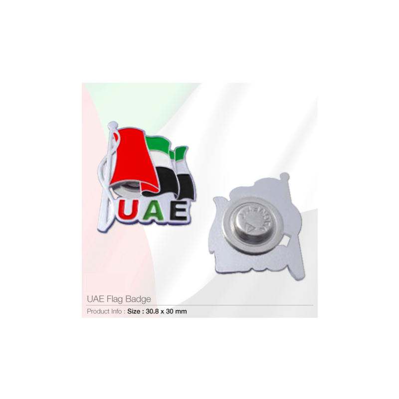 UAE Flag Badges with Magnet