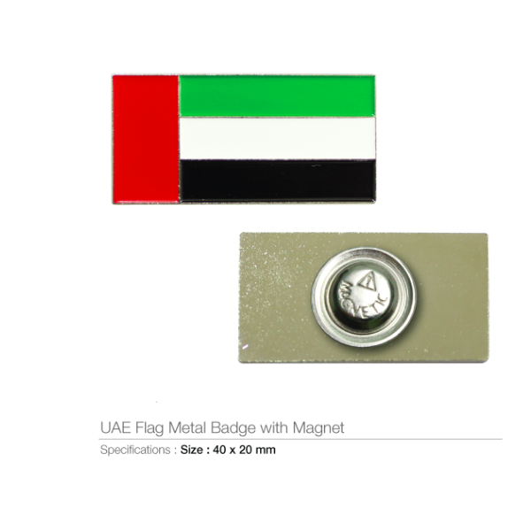 UAE Flag Badges in Metal...