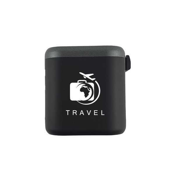 Universal USB Charger for Traveling Black