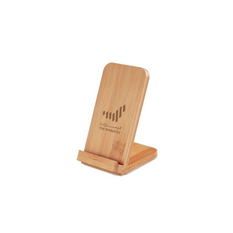 Bamboo Wireless Charger with Stand