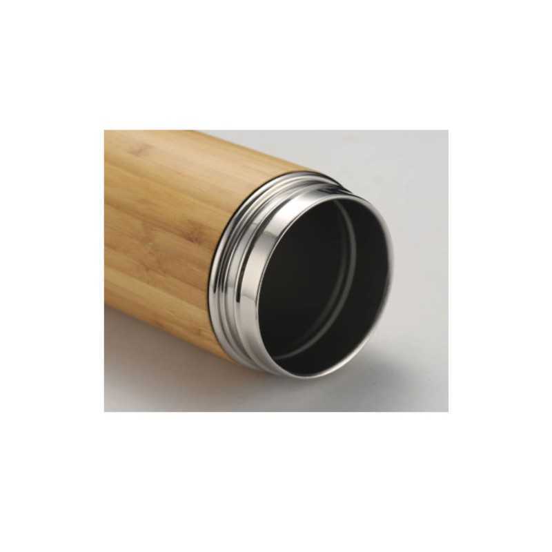 Bamboo Flask with Temperature Display