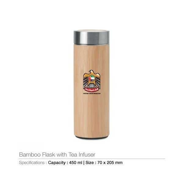 UAE Day Bamboo Flask with...