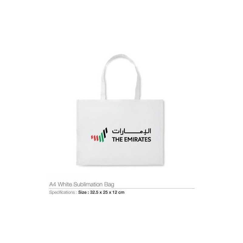 UAE Day White Sublimation Bags A4