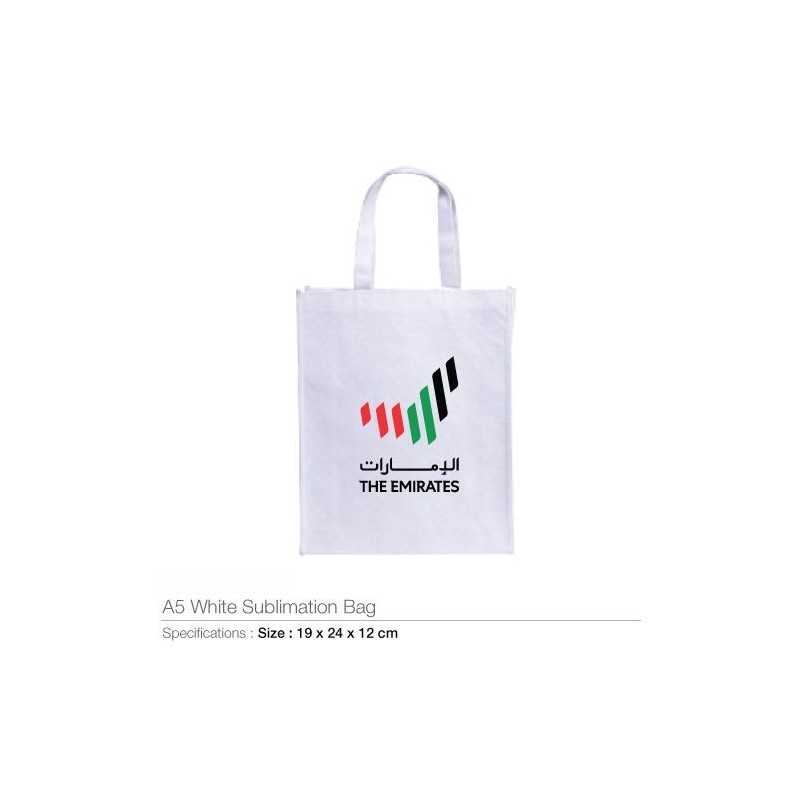 UAE Day White Sublimation Bags A5