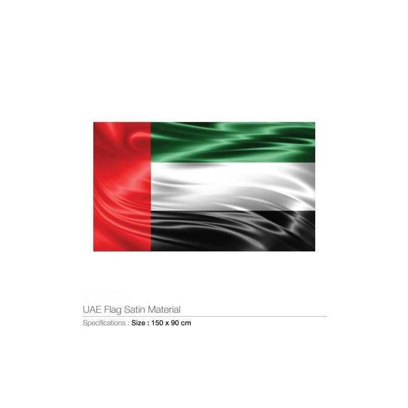 UAE Flag Satin Material