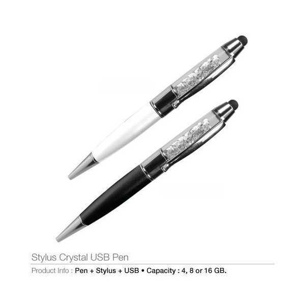 Crystal Pens USB Flash with Touch Pad