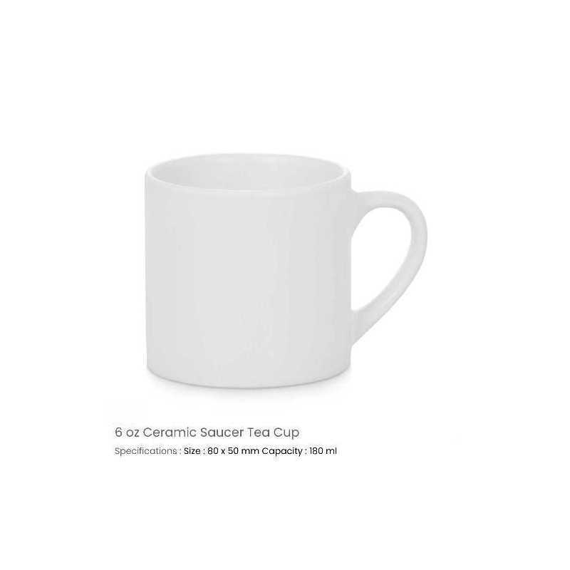 6 oz Ceramic Tea Cup
