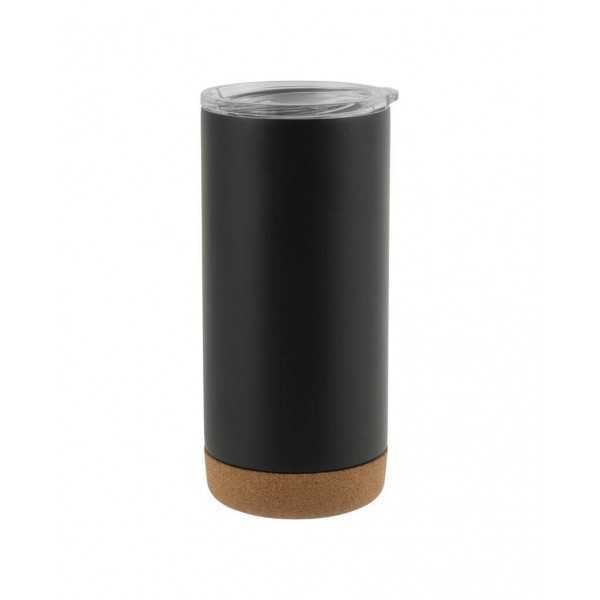 RASTATT - Giftology Insulated Mug / Tumbler with Cork Base - Black