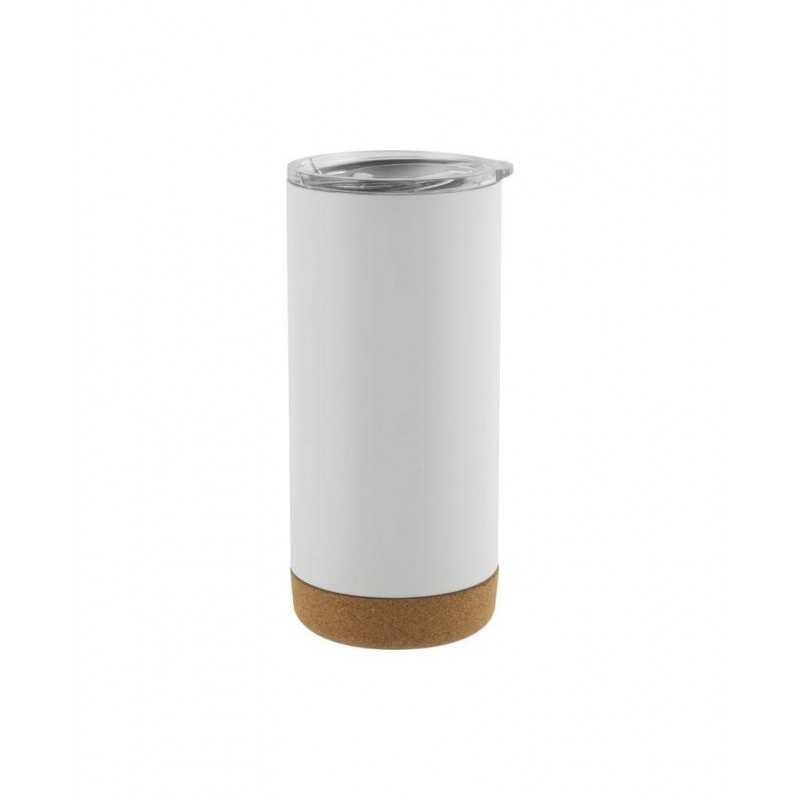 RASTATT - Giftology Insulated Mug / Tumbler with Cork Base - White