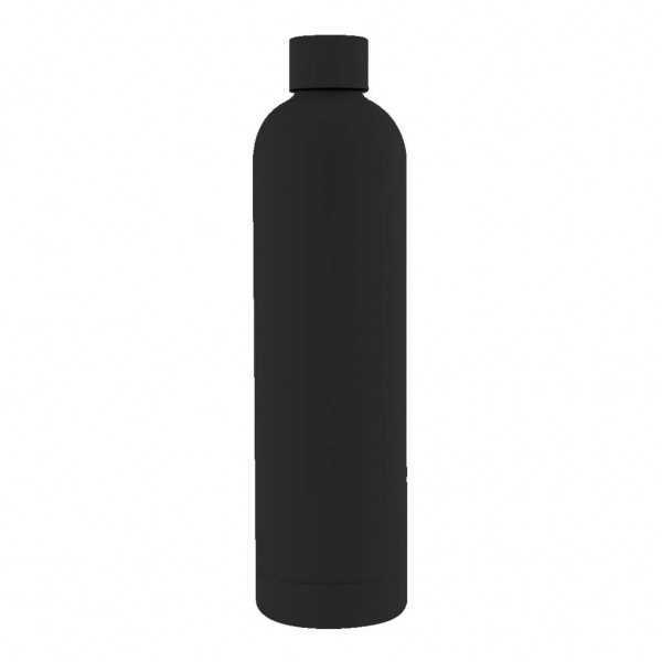 TAUNUS - Soft Touch Insulated Water Bottle - 750ml - Black