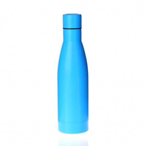NIESKY - Copper Vacuum Insulated Double Wall Water Bottle - Aqua Blue