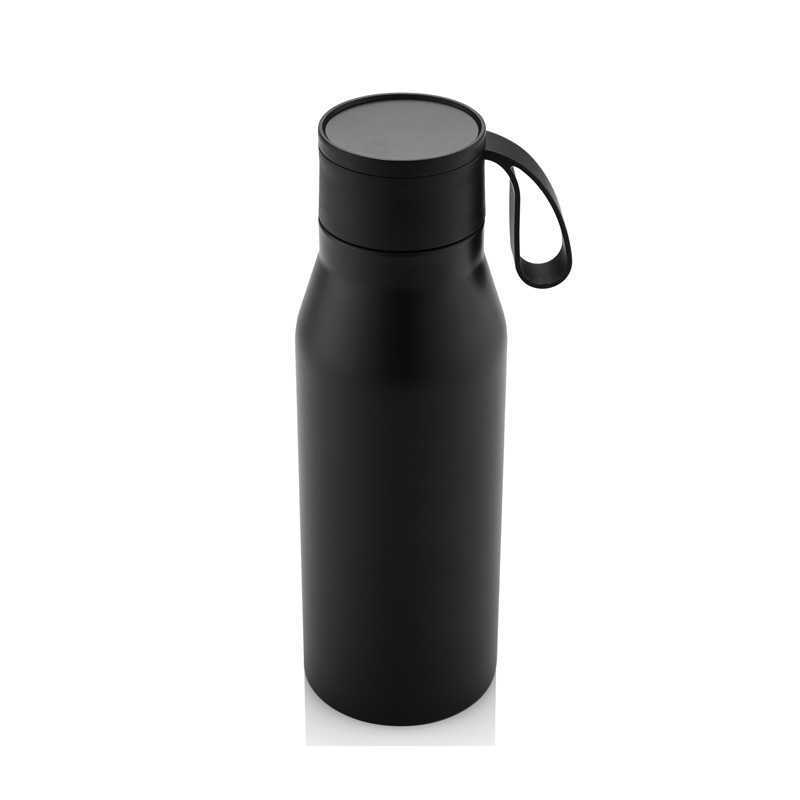 NEBRA - CHANGE Collection Vacuum Bottle with Loop - 600ml - Black