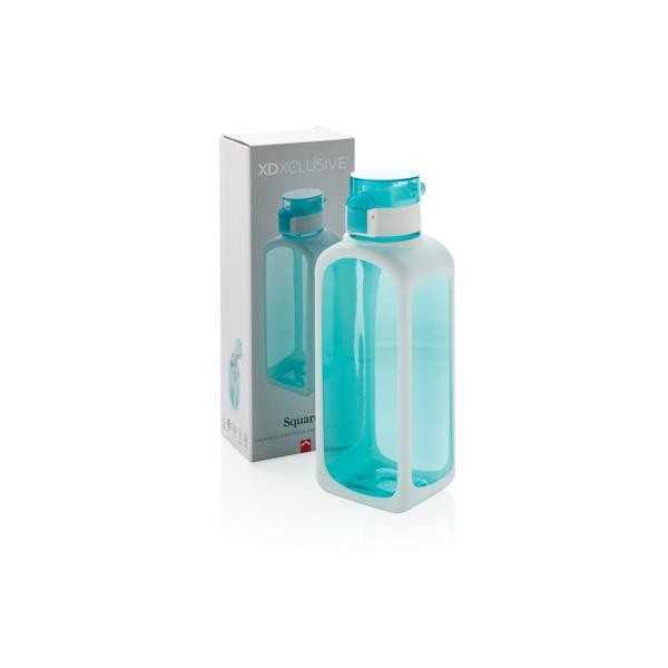 SQUARED - XDXCLUSIVE Lockable Leak Proof Tritan Water Bottle - Blue