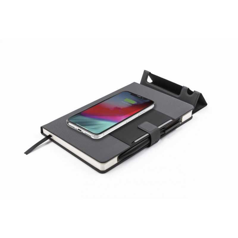 KAMEZ - Santhome 15W Wireless Deluxe Notebook with Phone Stand