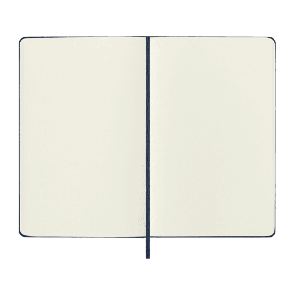 Moleskine Classic Large Ruled Hard Cover Notebook - Sapphire Blue