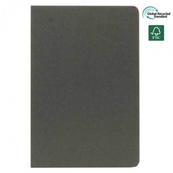 ORSHA - SANTHOME A5 rPET & FSC Certified Notebook - Grey (Anti-Microbial)