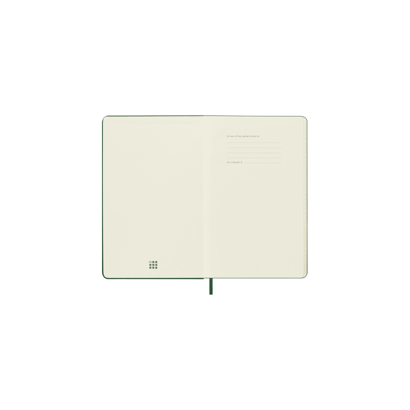 Moleskine Classic Large Ruled Hard Cover Notebook - Myrtle Green