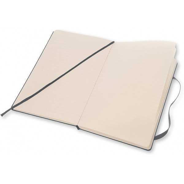 Moleskine Classic Hard Cover Large Ruled Notebook - Slate Grey