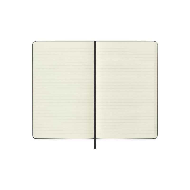 Moleskine Hard Cover, Medium Size Ruled Notebook - Black