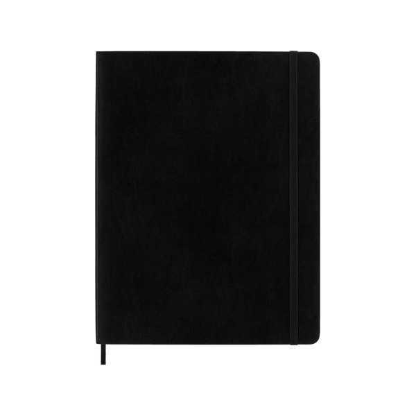 Moleskine Classic XL Ruled Soft Cover Notebook - Black