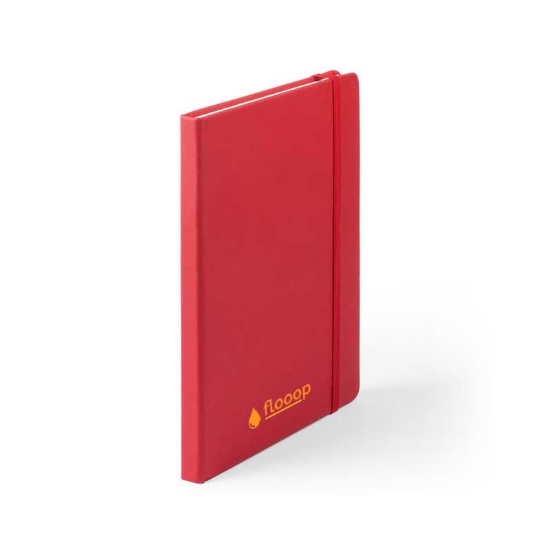 PINGER - Giftology A5 Hard Cover Ruled Notebook - Red