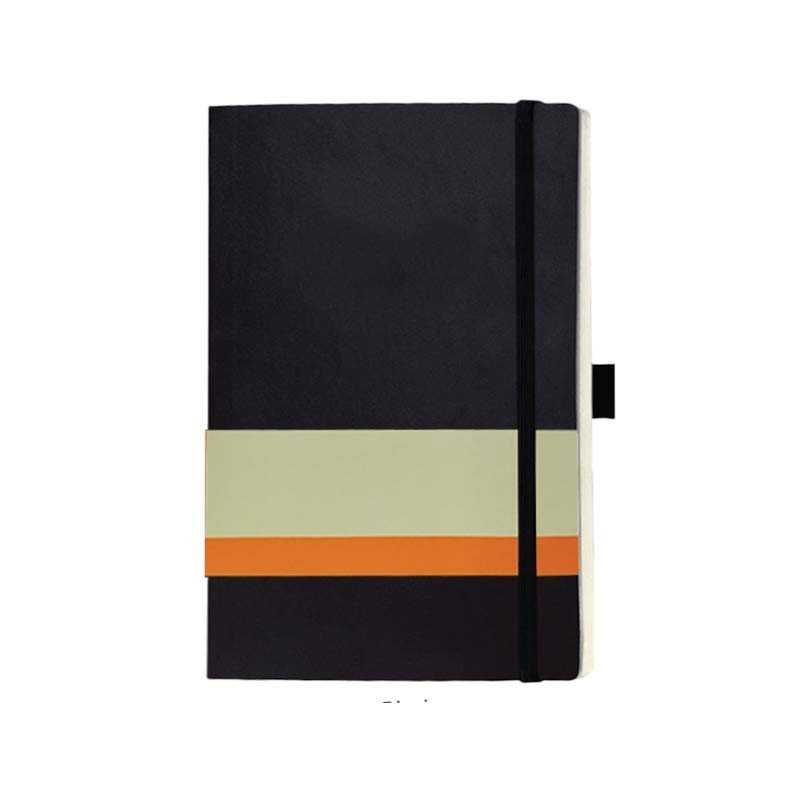 RULBUK - SANTHOME Softcover Ruled A5 Notebook Black