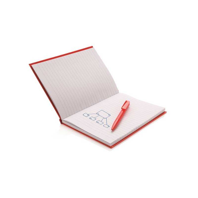 XD A5 Hard Cover Notebook With Pen - Red