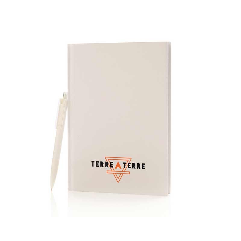 XD A5 Hard Cover Notebook With Pen - White