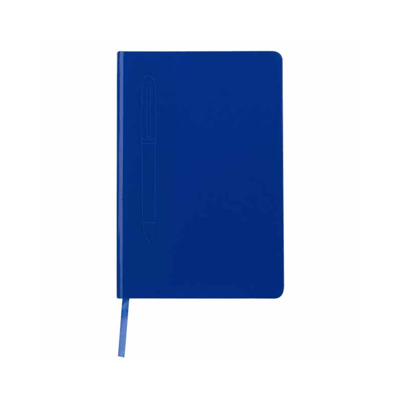 CAMPINA - Giftology A5 Hard Cover Notebook with Metal Pen - Blue