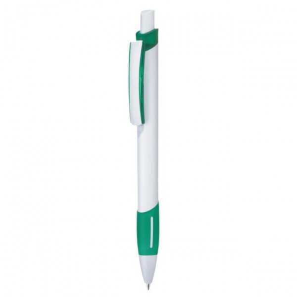UMA STRIPE Plastic Pen Green