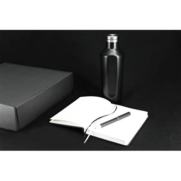 Ramadan Gifts - SANTHOME Gift Set- SS Bottle, Notebook and Pen