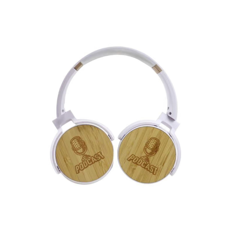 Bluetooth Headphone with Bamboo Touch