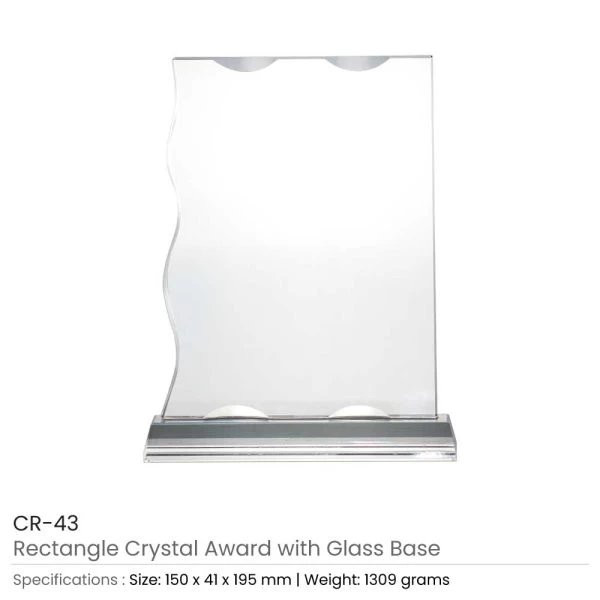 Rectangle Crystal Awards