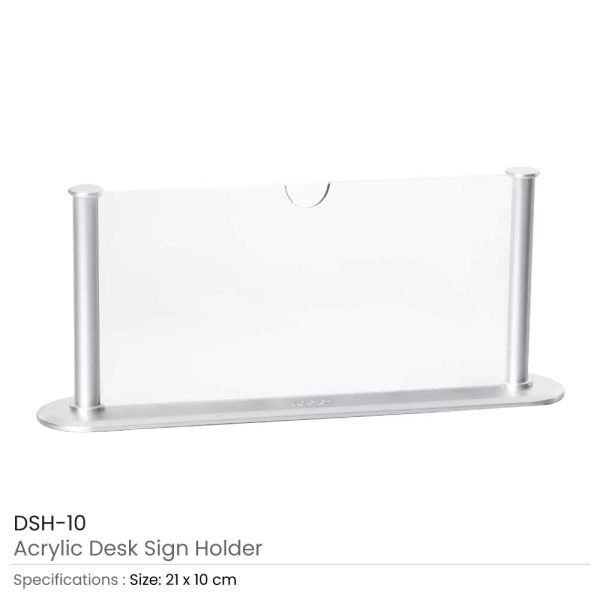 Acrylic Desk Sign Holder