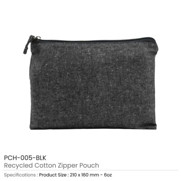 Multi-purpose Cotton Zipper Pouch