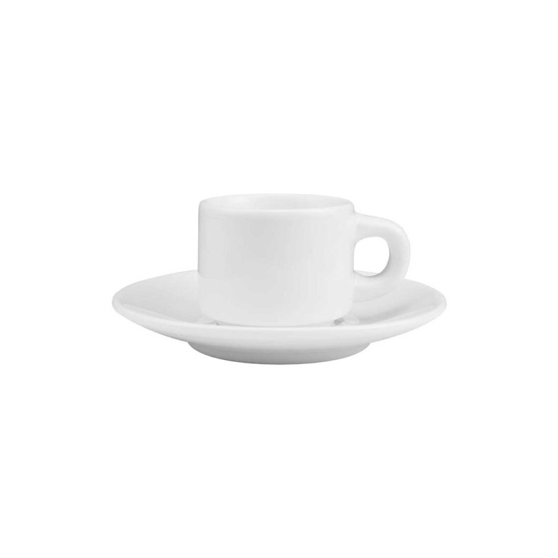 White Cup and Saucer 77ml