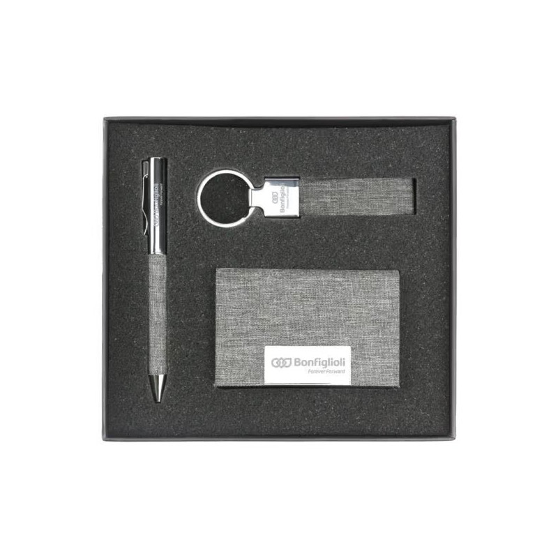 RPET Pen, Card Holder and Keychain Gift Sets