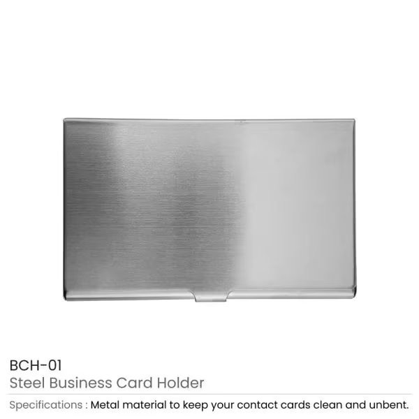 Steel Business Card Holder