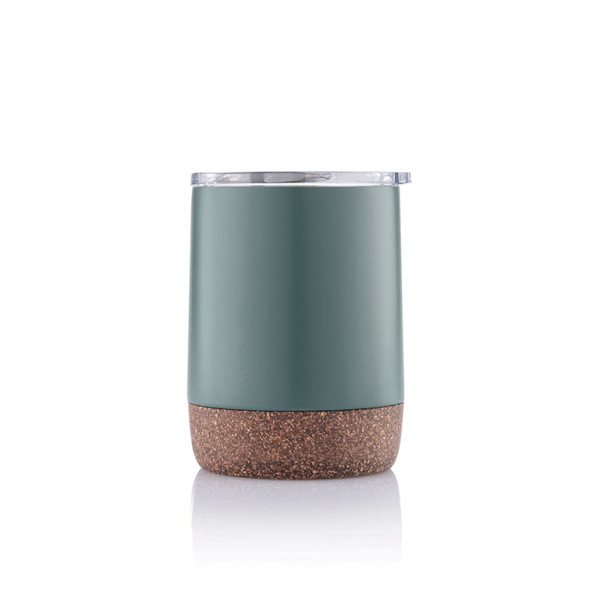 GOUDA - Hans Larsen Vacuum Mug With Cork Base - Green