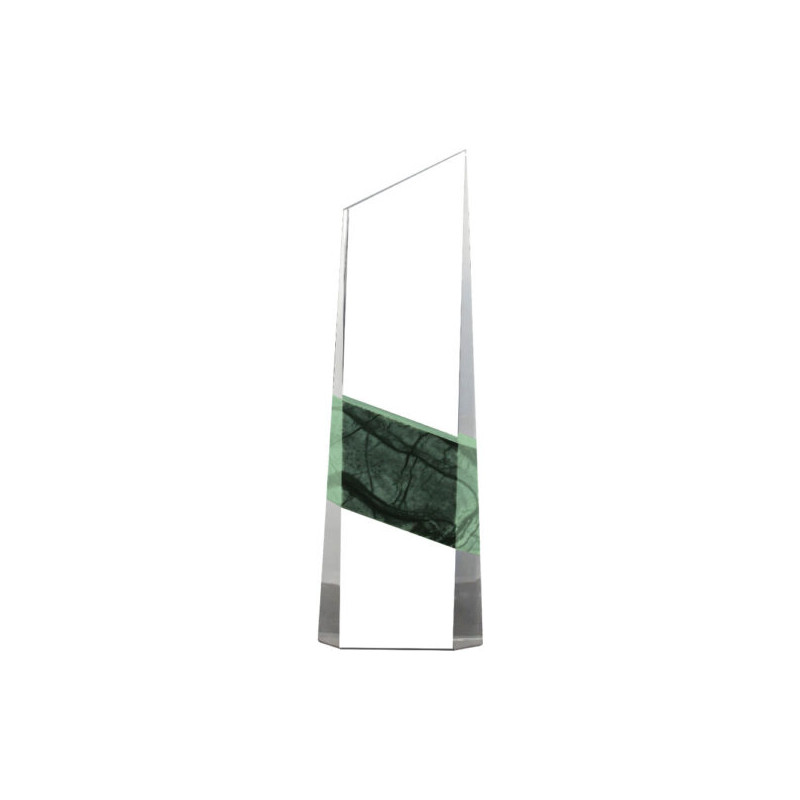 Vertical Crystal and Marble Awards in Hardboard Box