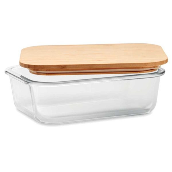 Glass Lunch Box with Bamboo...