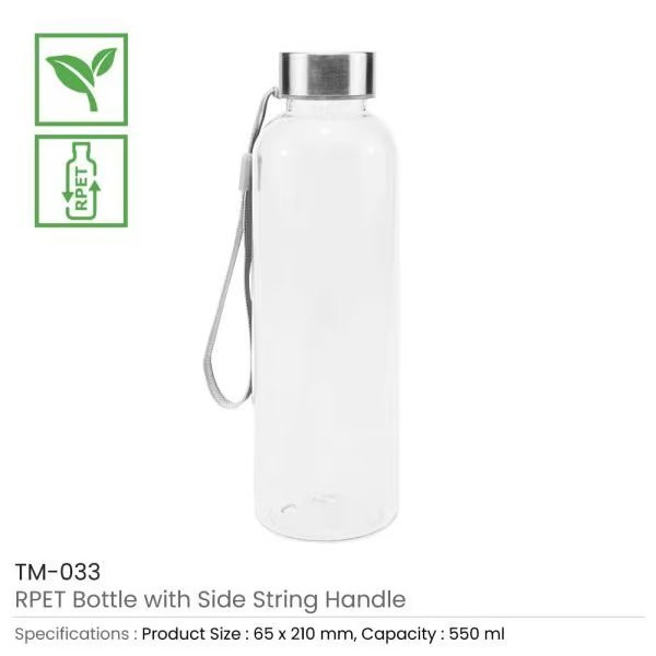 RPET Bottles with String Handle