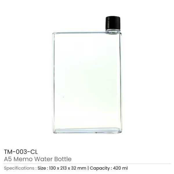 A5 Memo Water Bottles