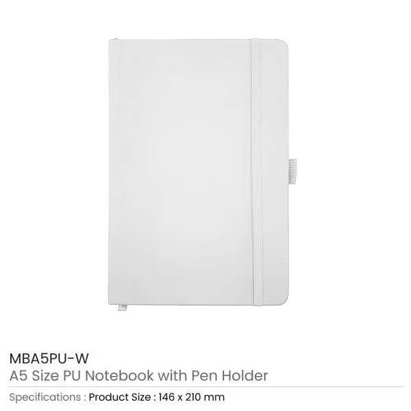 PU Notebook with Pen Holder