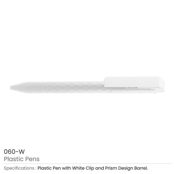 Prism Design Plastic Pens