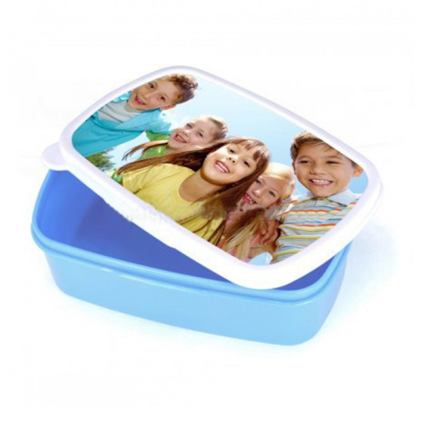 Personalized Blue Plastic Lunch Box