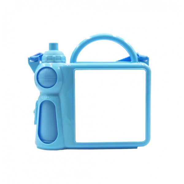 Personalized Blue Lunch Box With Water Bottle