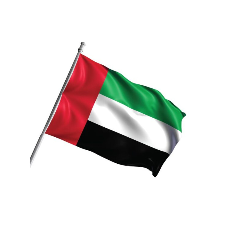 UAE Flags in Satin Material Size 150 x 90 cm