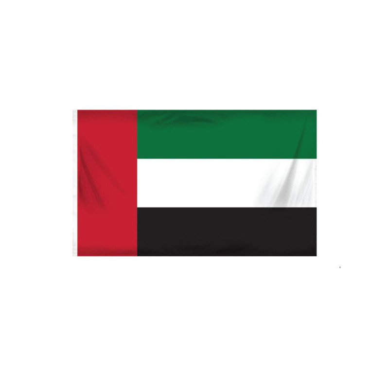 UAE Flags in Satin Material Size 150 x 90 cm
